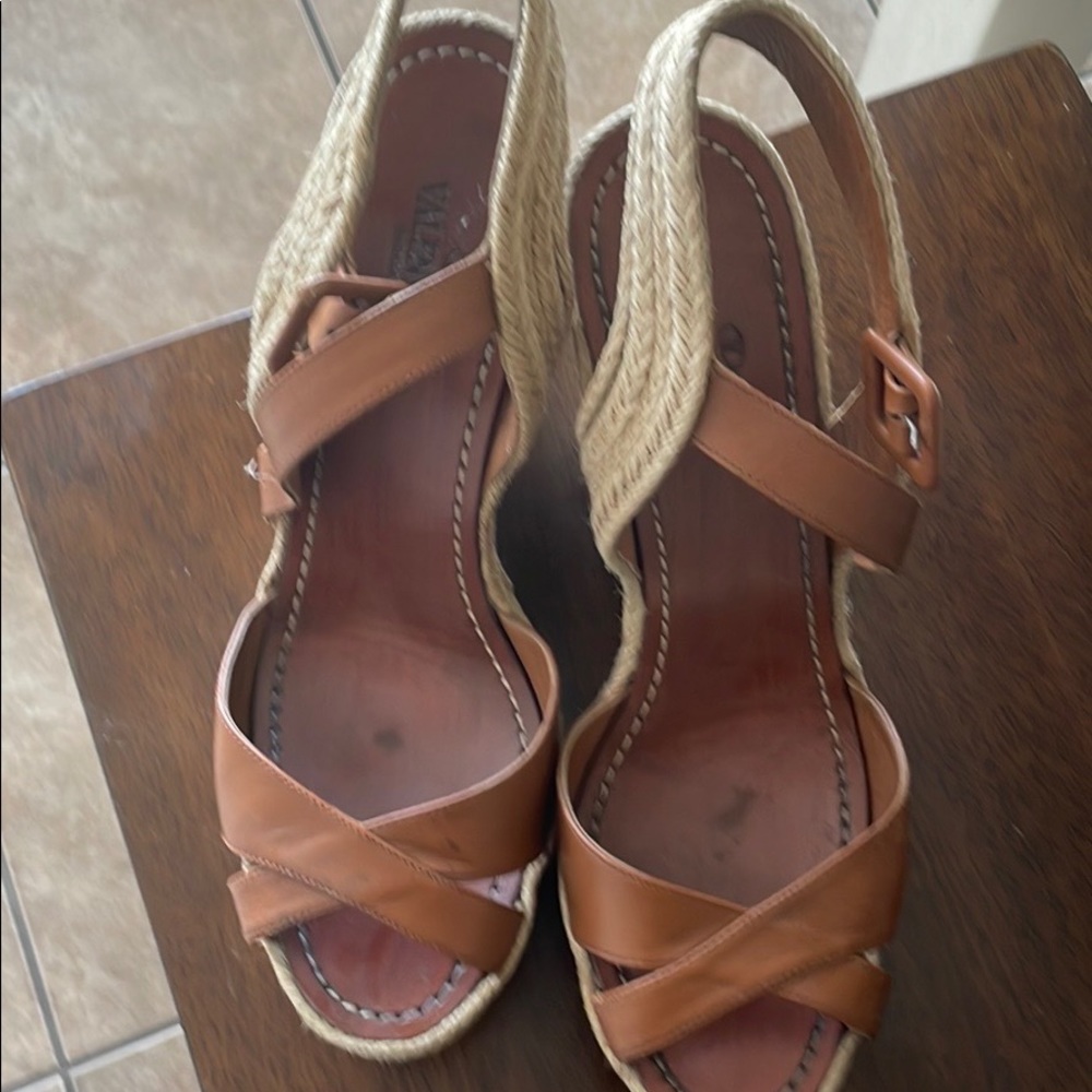 VALENTINO GARAVANI ST. TROPEZ ESPADRILLE WEDGES 9